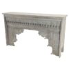 Hallway Table With Carved Wood MSI 627, Pebble Grey - Image 4