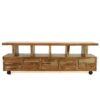 Walsh 84" Natural Wood Media Console