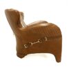 Derby Leather Accent Chair, Tavern Whiskey - Image 5