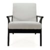 Taft Arm Chair, Matte Black - Image 2