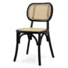 Beatrix Dining Chair, Matte Black
