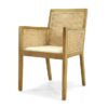 Eldon Dining Arm Chair, Vintage Natural