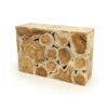 Teak Block Console Table, JS 365 - Image 5