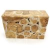 Teak Block Console Table, JS 365 - Image 2