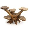 Organic Teak Root Sculpted Etagere, JS 130 - Image 2