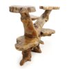 Organic Teak Root Sculpted Etagere, JS 130 - Image 5
