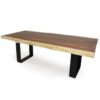 Grange 120" Live Edge Slab Dining Table - Image 7