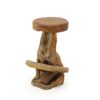 Organic Teak Root Counter Stool, JS 238