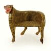 Dramatic Hand-Painted Yellow Tiger Chair, MSI 756
