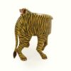 Dramatic Hand-Painted Yellow Tiger Chair, MSI 756 - Image 6