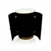 Bates Two Door Scallop Accent Table With Marble, Aurum Walnut - Image 2