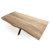 Claude 87" Live Edge Solid Wood Dining Table - Image 5