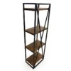 Delta Iron Bookcase, Distressed Cognac - Image 2