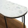 Dillon Media Console With Marble - Image 5