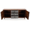 Myles Hand-Embossed Sideboard, Vintage Tobacco - Image 5