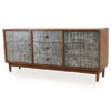 Myles Hand-Embossed Sideboard, Vintage Tobacco