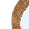 Restored 52" Antique Wheel Wall Mirror MSI 343, Sand Wash - Image 4