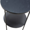 Mercury End Table With Black Marble - Image 3