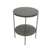 Mercury End Table With Black Marble - Image 4