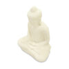 Meditating Buddha 39" Tall Coral White Finish, RIS 794 - Image 2