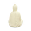 Meditating Buddha 39" Tall Coral White Finish, RIS 794 - Image 4