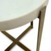 Clarita Side Table With White Marble - Image 3