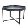 Pruitt Round Coffee Table With Black Marble - Image 5