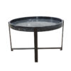 Pruitt Round Coffee Table With Black Marble - Image 2