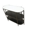 Rafael Console Table With White Marble - Image 3
