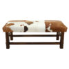 Frisco Cowhide Bench - Image 5