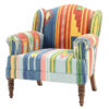 Chella Dhurrie Club Chair