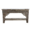 Distressed Carved Wood Console Table, MSI 652 - Image 4