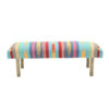 Rodrigo 60" Hand-Knotted Dhurrie Bench - Image 2