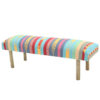 Rodrigo 60" Hand-Knotted Dhurrie Bench