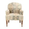 Shyla Handwoven Upholstered Arm Chair - Image 5