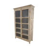 Refurbished Antique Teak Wood Display Cabinet, MSI 760 - Image 8
