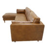 Justin 114" Top-Grain Leather Sectional Sofa, Ashby Brown - Image 3