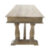 Miguel Baluster Writing Desk, Grey Wash - Image 3