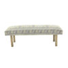 Rohan 60" Handwoven Upholstered Bench - Image 2