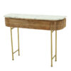 Brigitte Console Table With Marble