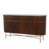 Carnegie Two Door Sideboard With Marble, Burnham Walnut