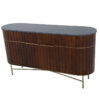 Carnegie Two Door Sideboard With Marble, Burnham Walnut - Image 3