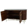 Carnegie Two Door Sideboard With Marble, Burnham Walnut - Image 5