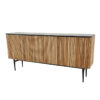 Hawkins Four Door Sideboard With Marble, Toasted Natural - Image 2