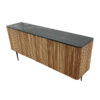 Hawkins Four Door Sideboard With Marble, Toasted Natural - Image 3