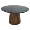 Giovani 51" Dining Table, Black Marble