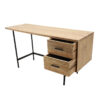 Cassia Two Drawer Writing Desk, Burnham Natural - Image 4