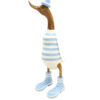 Playa Duck With Blue Stripes 19" Tall, RIS 476
