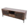 Linn 64" Media Storage Console, Rustic Brown - Image 5