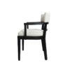 Allyson Dining Arm Chair, Sleek Black - Image 3